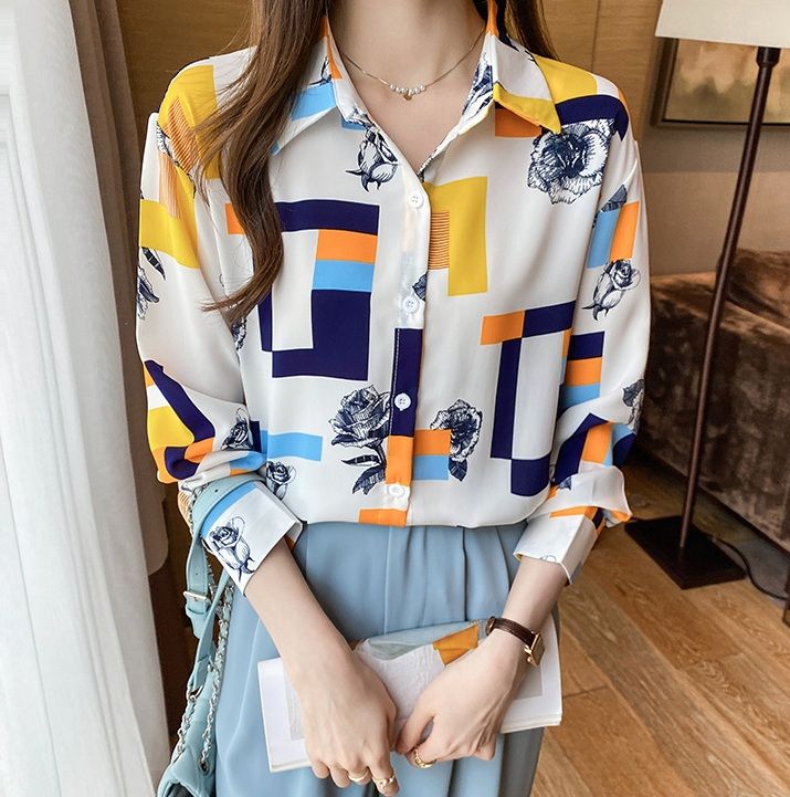 Beautiful Modern Print Women Shirt