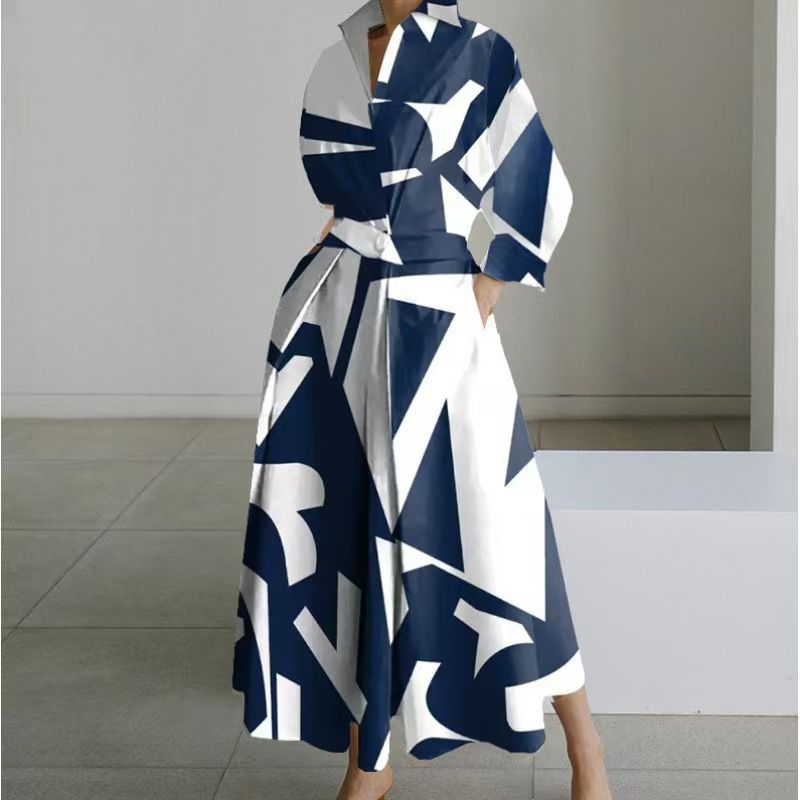 Full Sleeve Maxi Modern Women Dress
