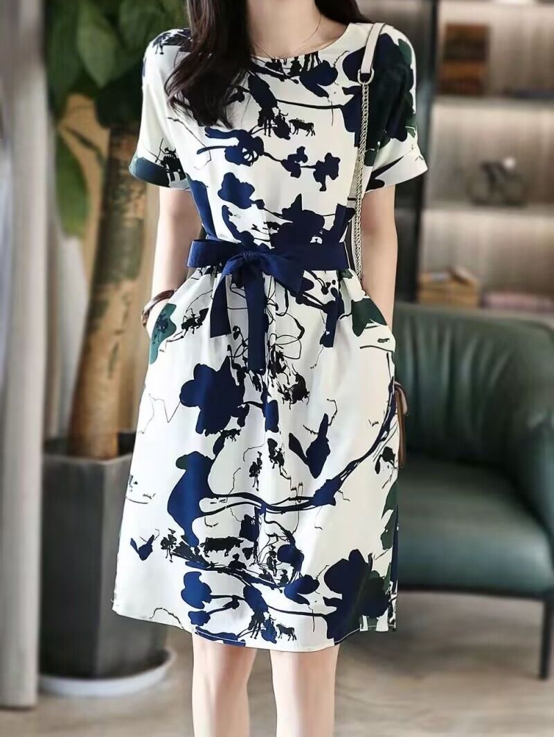 Floral Knee Length Dress