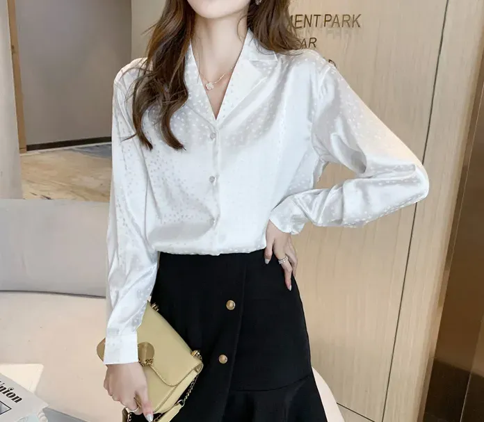 قميص نسائي لون لؤلي رائع