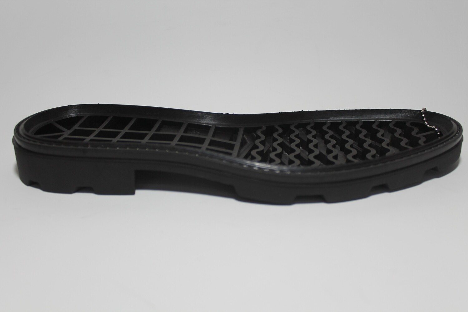 black sole of shoe