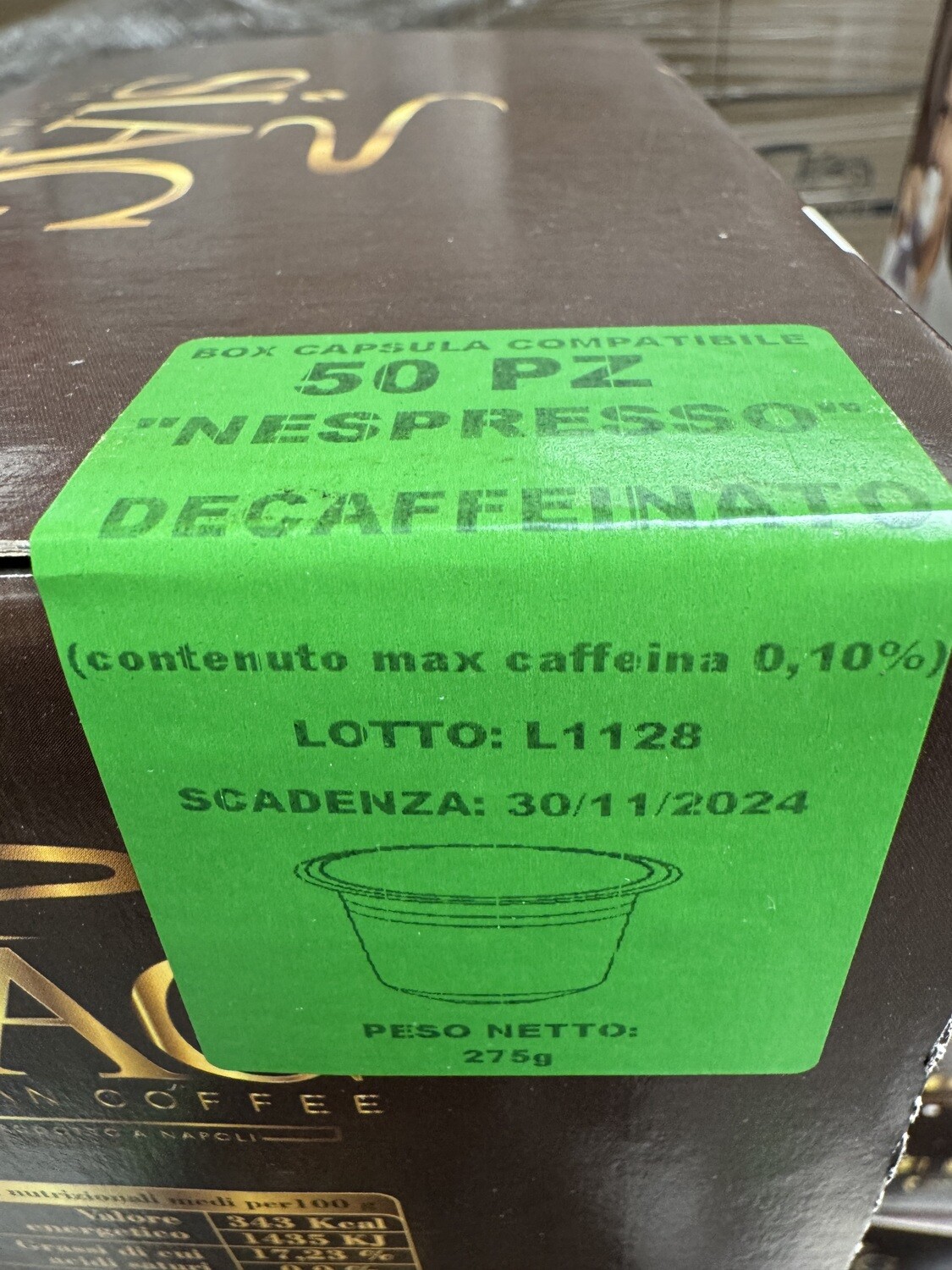 DECAF Nespresso compatible capsules