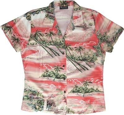 Hawaiian Shirt R-L078-ORANGE