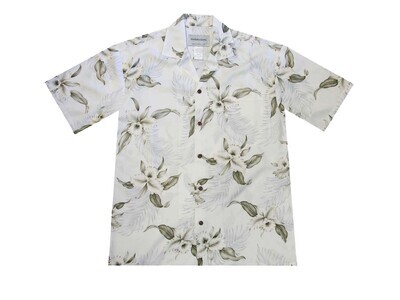 Hawaiian Shirt 809-WHITE