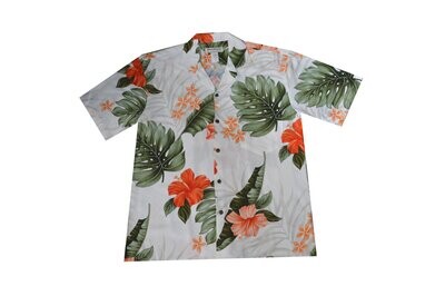 Hawaiian Shirt 826-WHITE