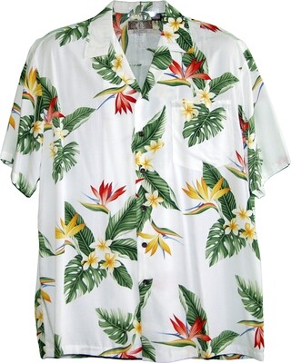 Hawaiian Shirt R-JT-WHITE