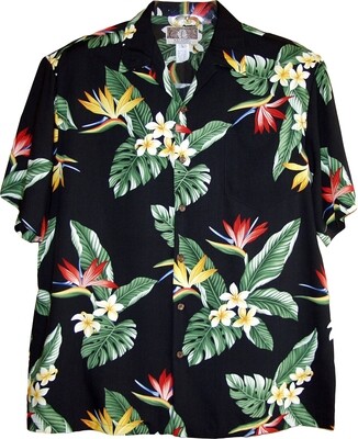 Hawaiian Shirt R-JT-BLACK