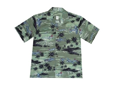 Hawaiian Shirt 429-GREEN
