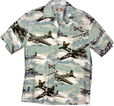 Hawaiian Shirt R-445R-GREEN
