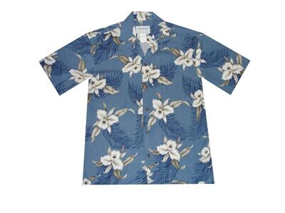 Hawaiian Shirt 809-BLUE