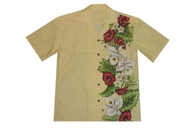Hawaiian Shirt 488-YELLOW