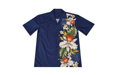 Hawaiian Shirt 515-NAVY