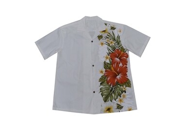 Hawaiian Shirt 538-WHITE