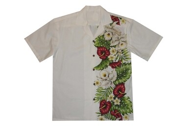 Hawaiian Shirt 488-WHITE