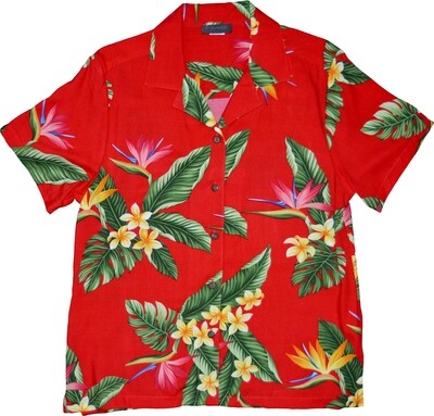 Hawaiian Shirt R-LJT-RED