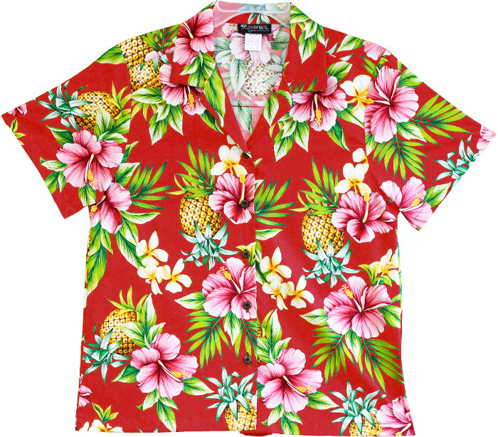 Hawaiian Shirt R-LHE-RED