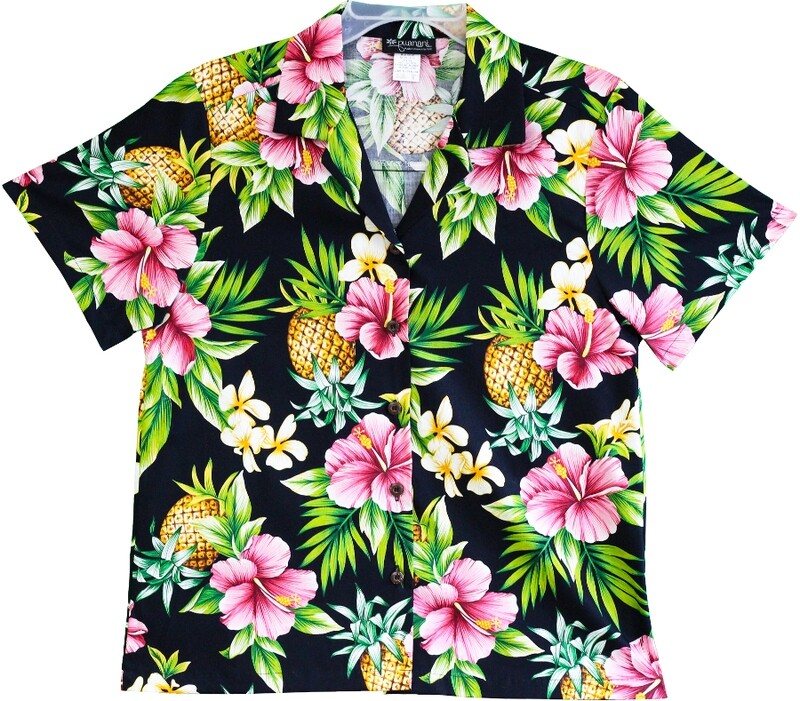 Hawaiian Shirt R-LHE-BLACK