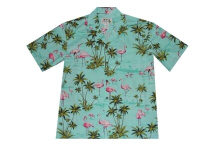 Hawaiian Shirt 406-GREEN
