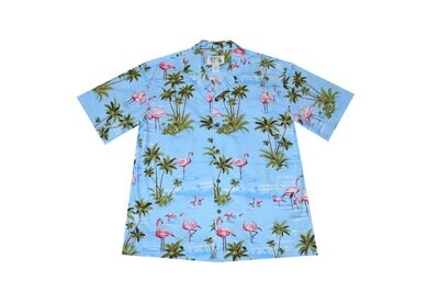 Hawaiian Shirt 406-BLUE