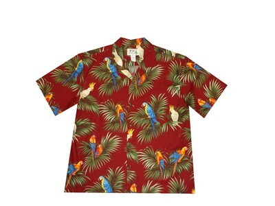 Hawaiian Shirt 422-RED