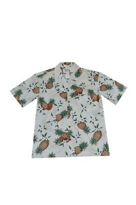 Hawaiian Shirt 410-WHITE