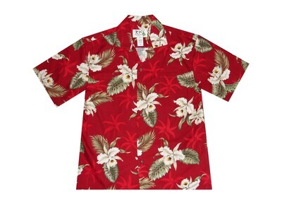 Hawaiian Shirt 413-RED
