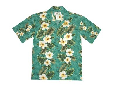 Hawaiian Shirt 449-GREEN