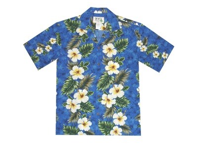Hawaiian Shirt 449-NAVY