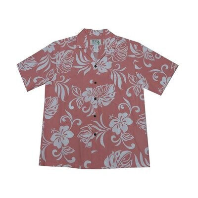 Hawaiian Shirt 486-CORAL