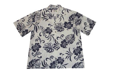 Hawaiian Shirt 486-NAVY