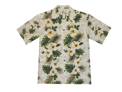 Hawaiian Shirt 449-WHITE