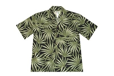 Hawaiian Shirt 482-BLACK