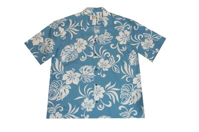 Hawaiian Shirt 486-BLUE