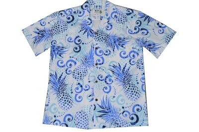 Hawaiian Shirt 524-BLUE