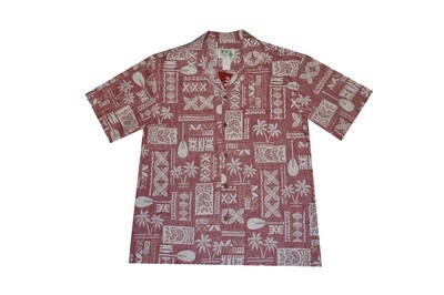 Hawaiian Shirt 510-RED