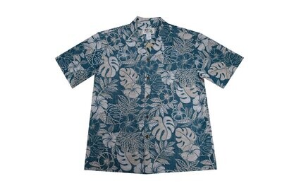Hawaiian Shirt 523-GREEN