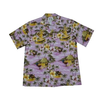 Hawaiian Shirt 525-PINK