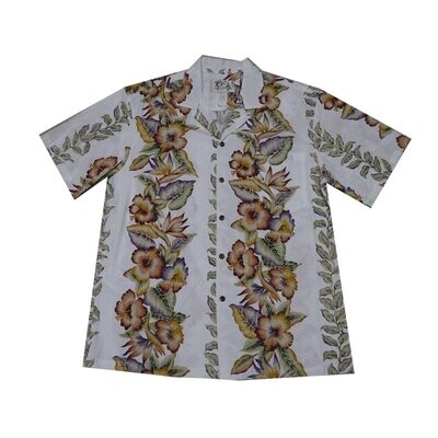 Hawaiian Shirt 535-WHITE