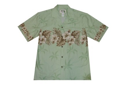 Hawaiian Shirt 412-GREEN