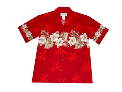 Hawaiian Shirt 412-RED