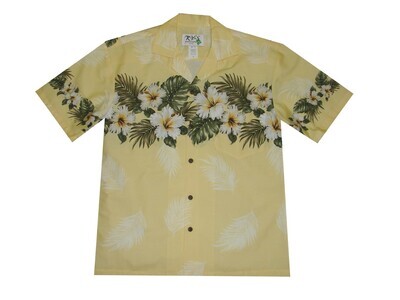 Hawaiian Shirt 430-YELLOW