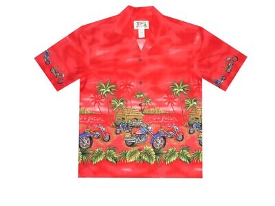 Hawaiian Shirt 445-RED