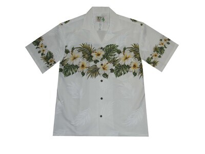 Hawaiian Shirt 430-WHITE