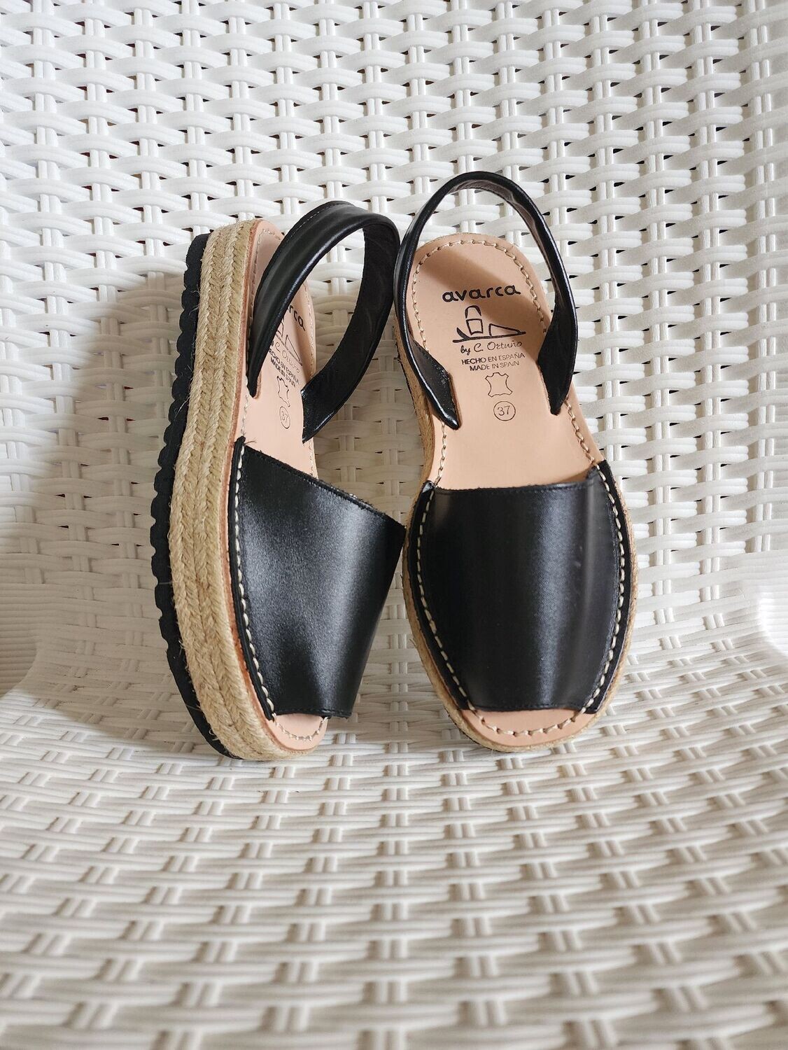 Solid Colors - Double Yute, Color: Black, Size: 34 (US 4)