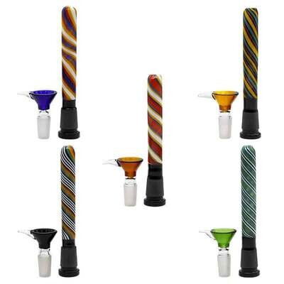 Wig Wag Downstem &amp; Bowl (Ass. Colors) 5.5 in