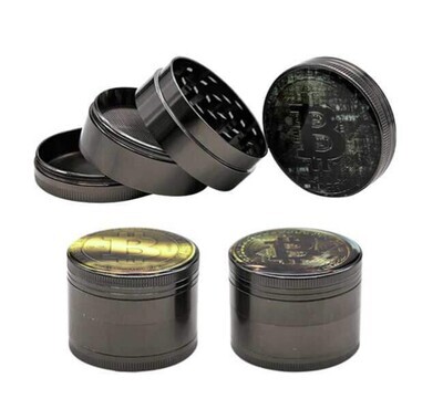 Bitcoin Assorted 4 Part Heavy Grinder 60mm