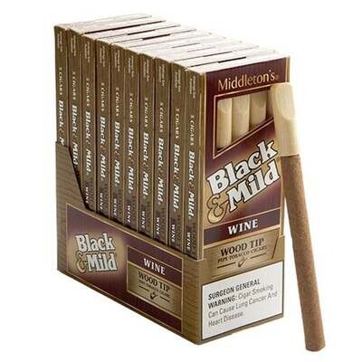 B&amp;M (Wine) Wood Tip 5pk