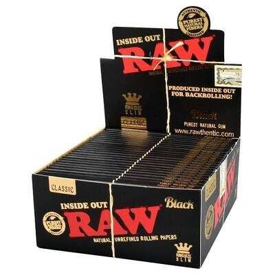 Classic Black Raw  (Inside Out) King Size