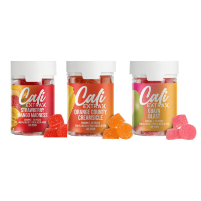 Cali Extrax | THC-H, Delta 11 &amp; Delta 8 | Live Resin | 125mg per Gummy | 20 Gummies per Jar