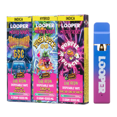 Looper Melted Live Resin HXY11-THC THC-H THC-P 2g 